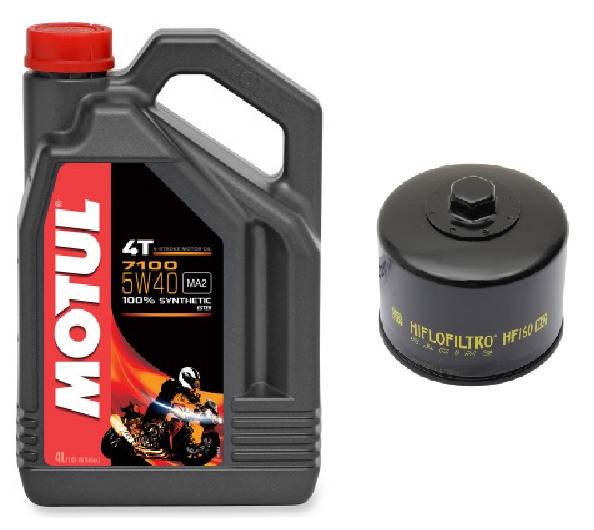 Motul 7100 5W40 4T Oil Change Kit BMW R1250GS/RS, R1200GS/R/RS/RT