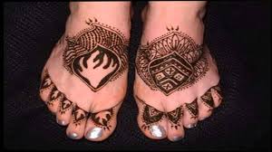 اشكال حنة سوادنية على شكل هندسي