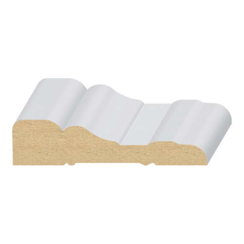 Bullnose Shelving MDF 11/16"x 151/4" MouldingBase