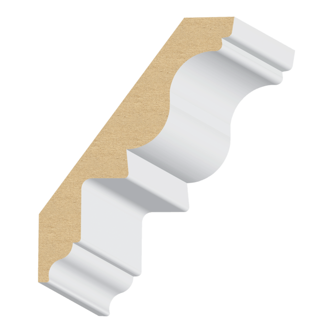 Dentil Ready MDF Crown Moulding 13/16" x 51/2" MouldingBase