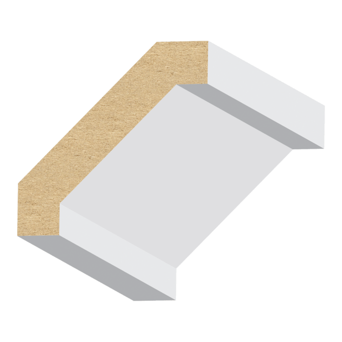 Craftsman MDF Crown Moulding 9/16" x 23/8" MouldingBase