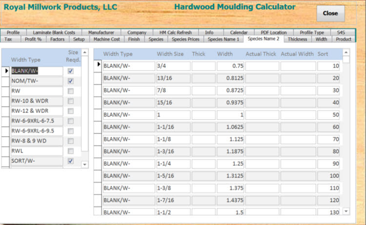 Cloud base millwork pricing system accurately fast and easy to use