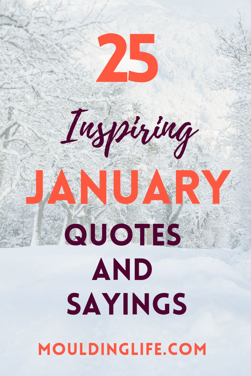 25 Inspiring January Quotes and Sayings Moulding Life