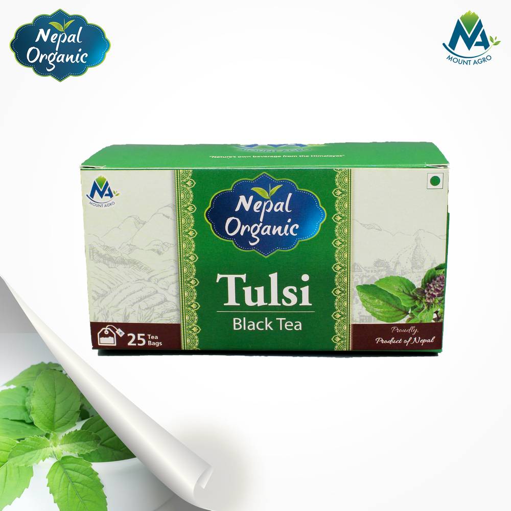 Black Tea with Tulsi Flavour Mount Agro