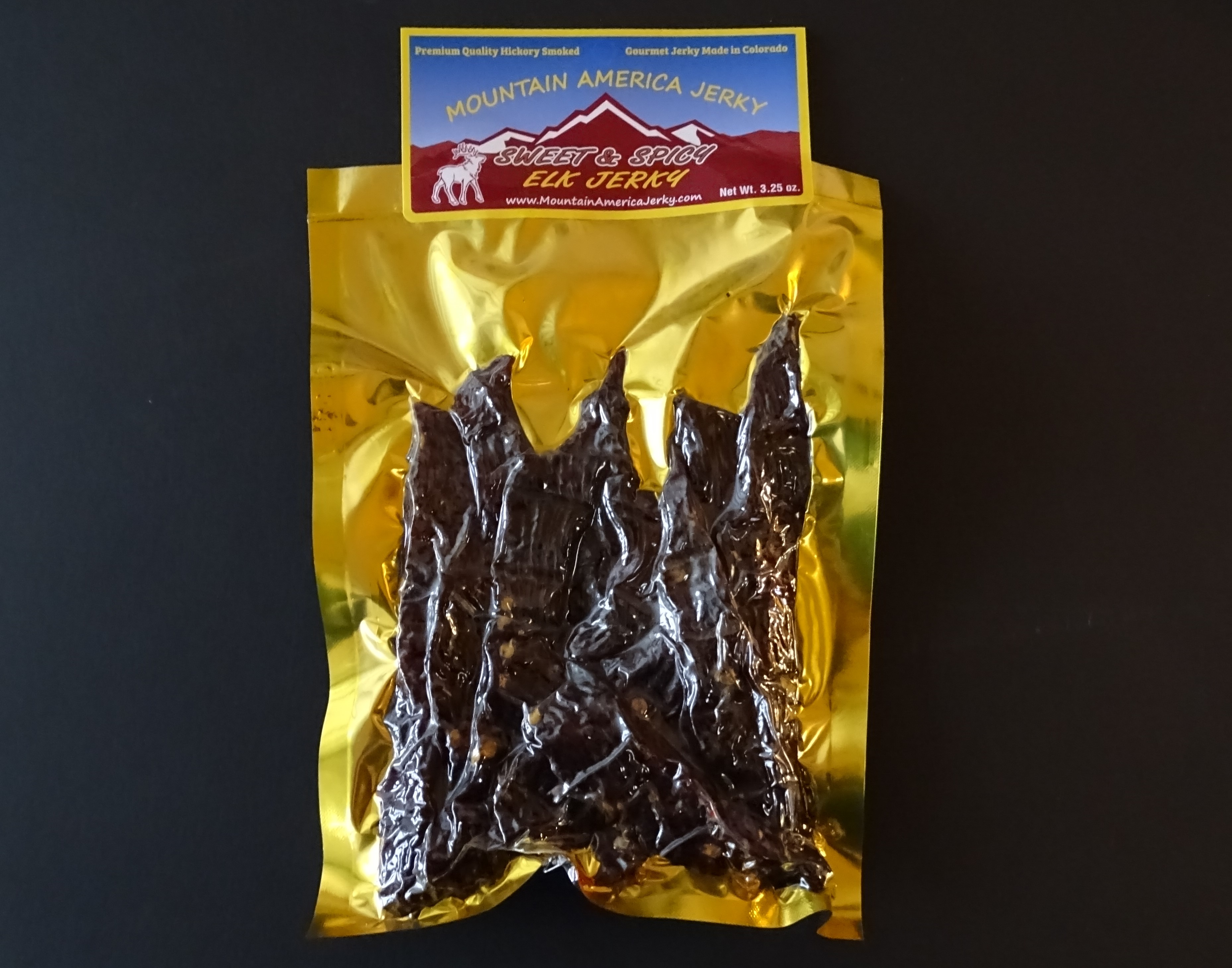 Sweet & Spicy Elk Jerky Mountain America Jerky