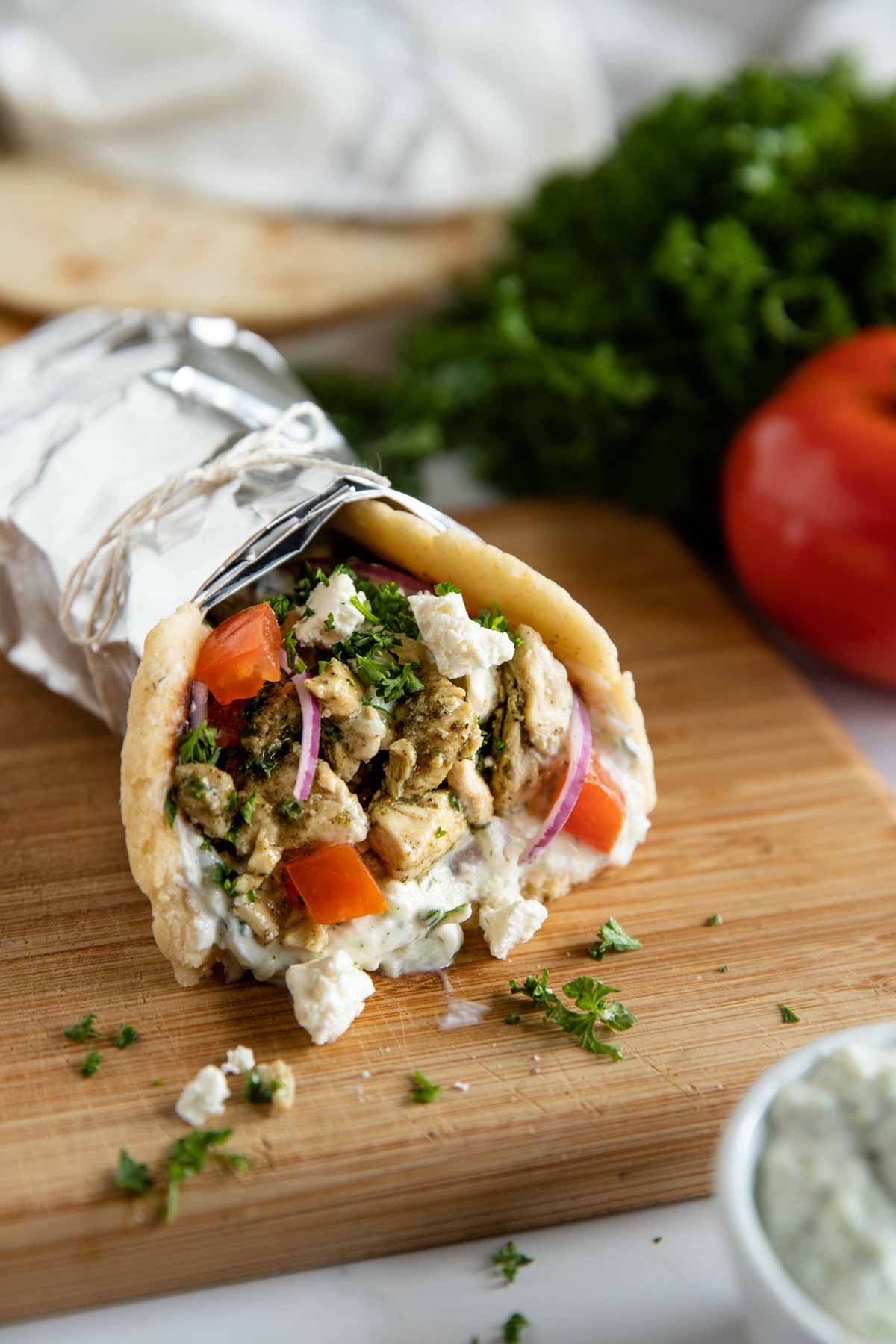Easy Chicken Gyros Quick Flavor Loaded Dinner!