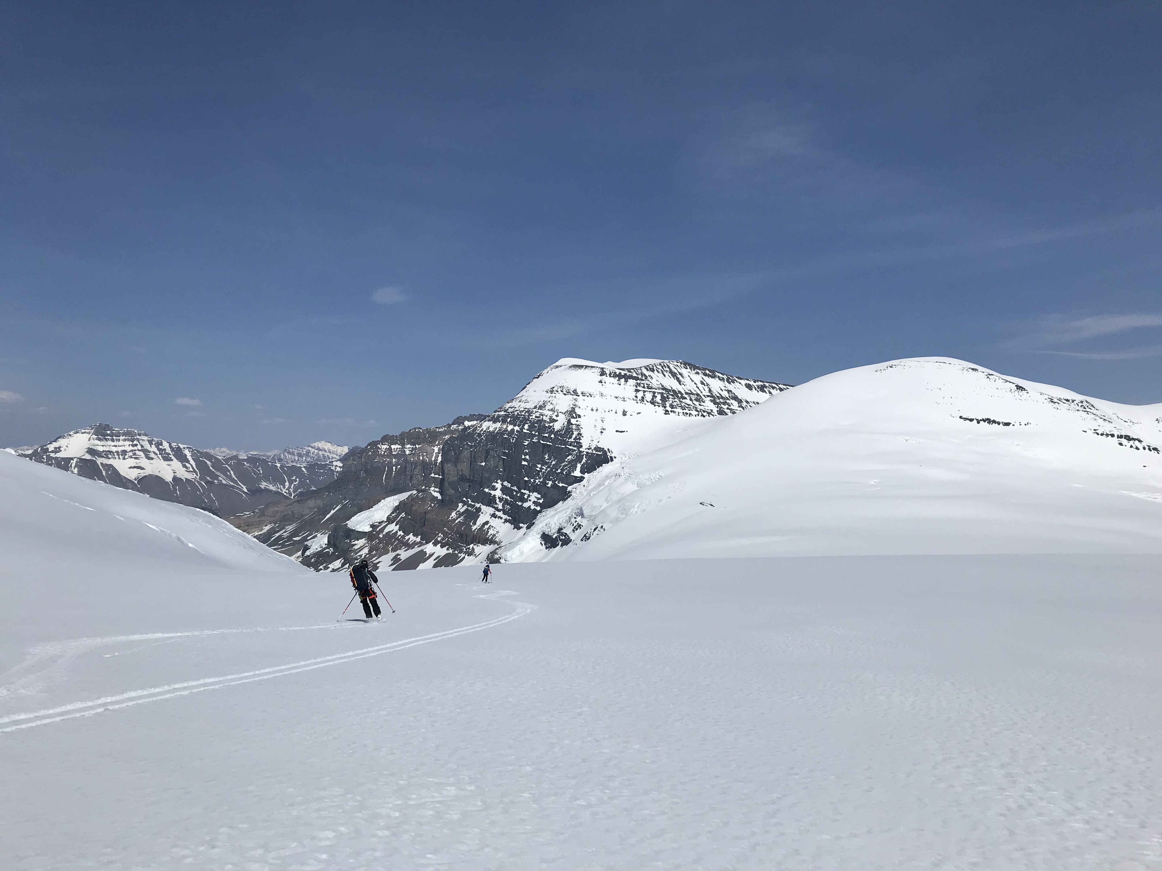 Good travel and ski conditions on North Twin Mountain Conditions Report