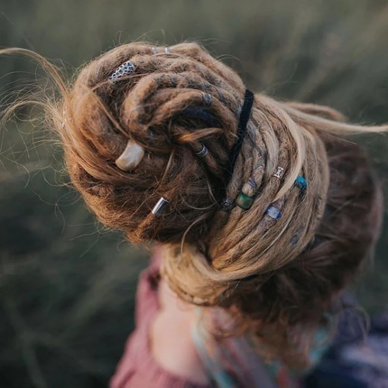 Crochet Hook Dread Hair Elastics Mountain Dreads