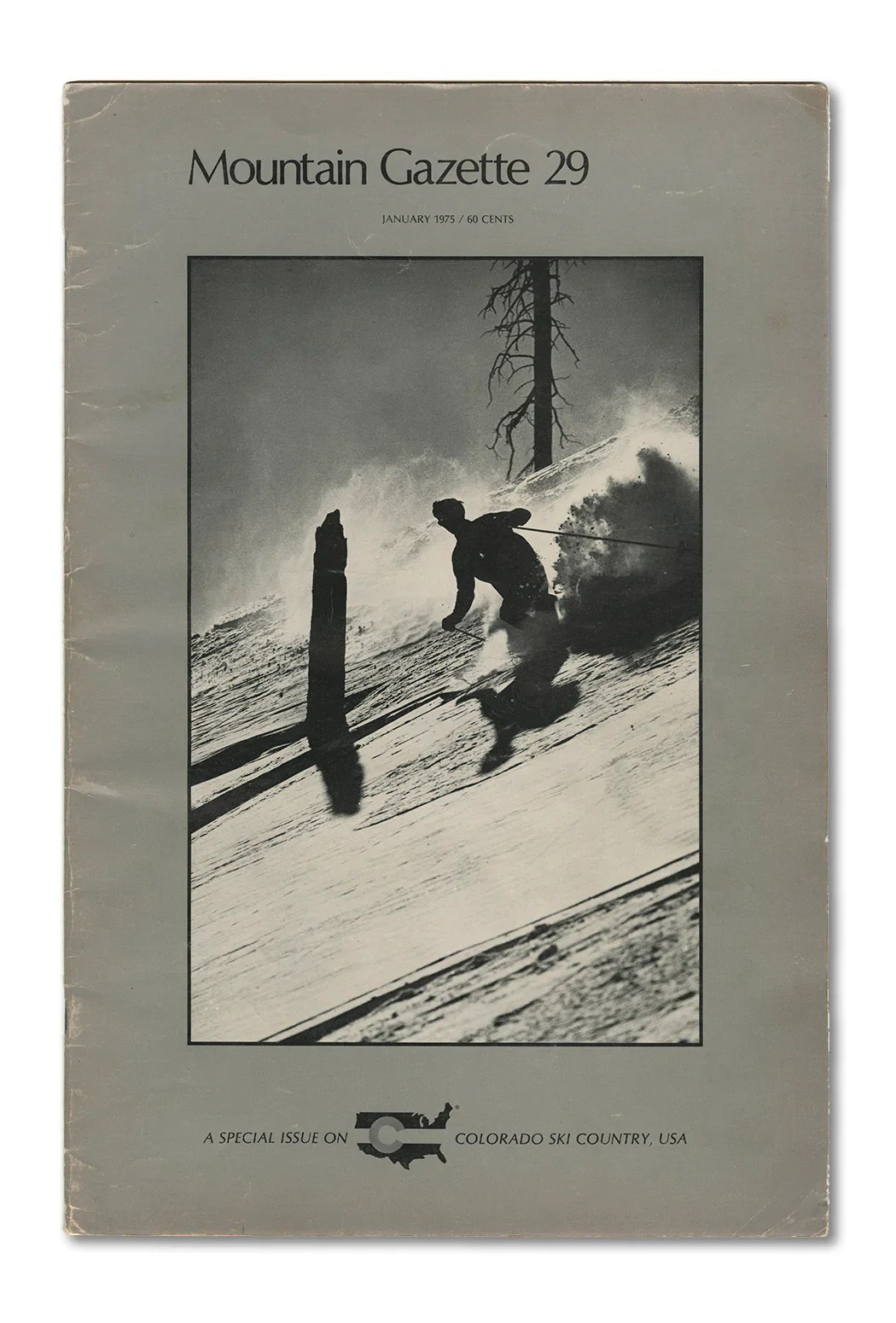 Skiing Art Vintage Magazine Covers from Mountain Gazette Mountain