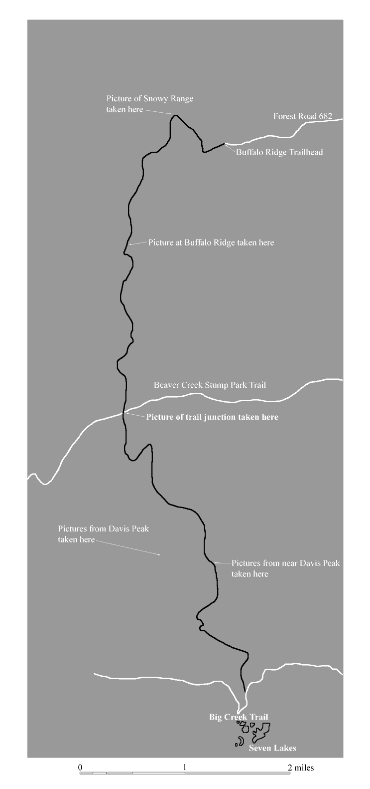 Buffalo Ridge Trail Mount Zirkel Wilderness Area, Colorado