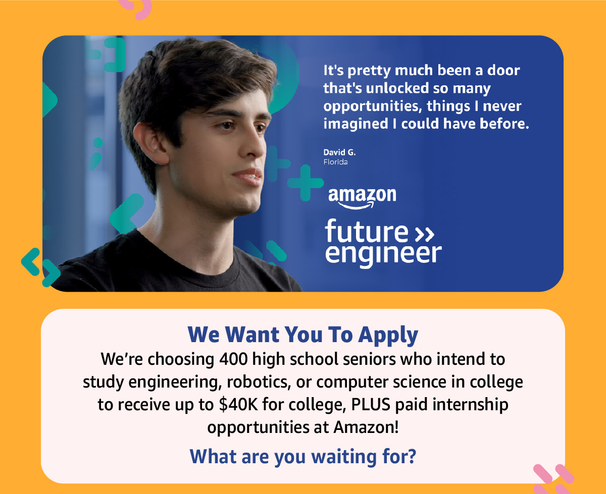 40,000 Amazon Science Scholarship Deadline Dec. 21st
