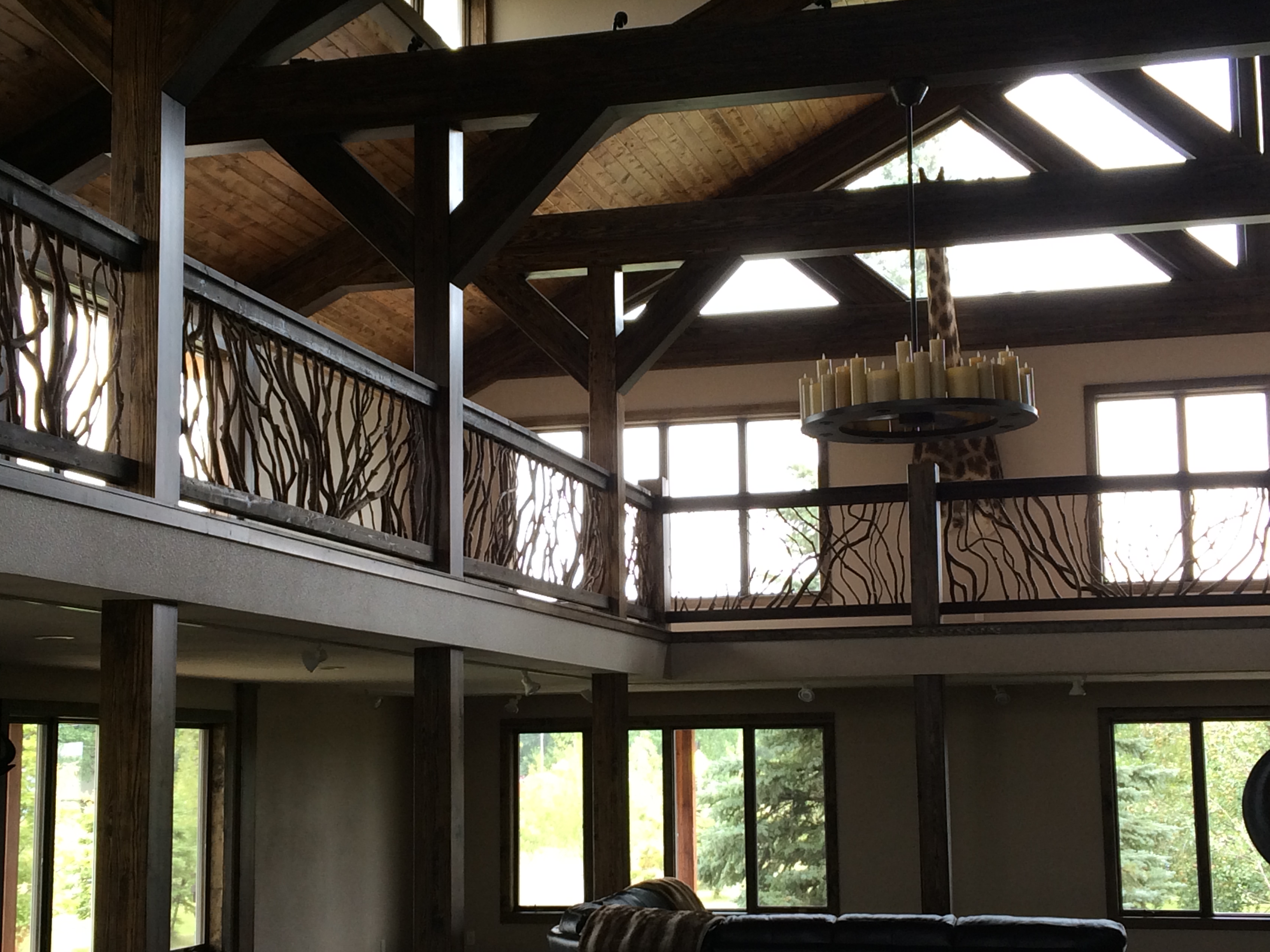 Rustic Balcony Railing Mountain Laurel Railing