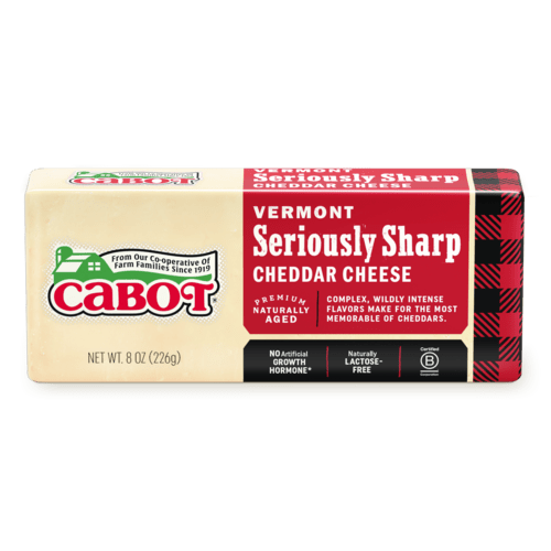 Cabot Extra Seriously Sharp Cheddar Cheese Bar 8 oz. Mountain Merchant
