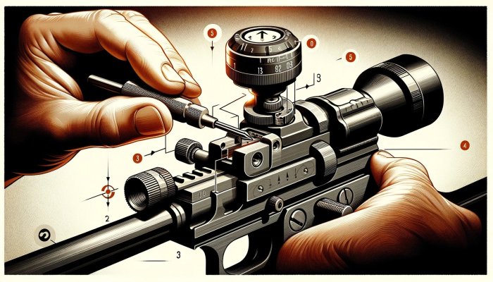Range to sight in 22 rifle