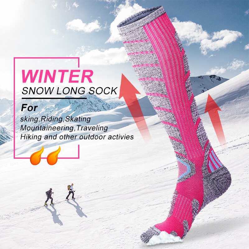 Women Winter Ski Socks