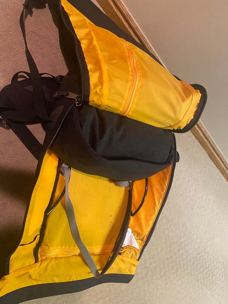 Arcteryx Climbing Pack with Arcteryx Rope Bag