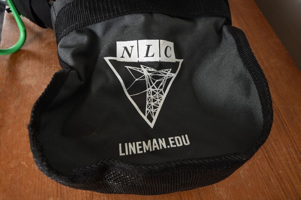 FS Buck Buckingham Lineman Climbing Gear Set Kit Big Mouth Bag