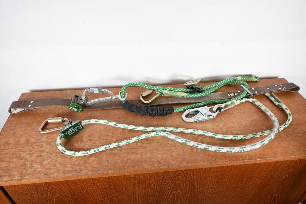 FS Buck Buckingham Lineman Climbing Gear Set Kit Big Mouth Bag