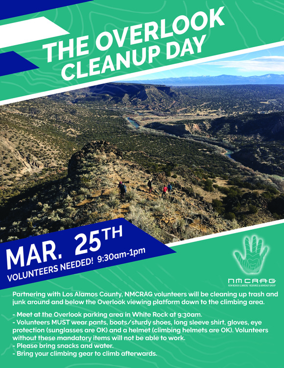 Trash Cleanup & Trail Maintenance Day The Overlook (White Rock, New