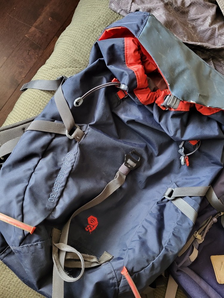 Prana Pants/shorts, MtnHw backpack, LL bean backpacks