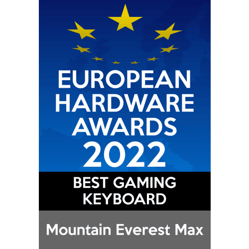 Everest Max Modular hotswap mechanical keyboard with displays