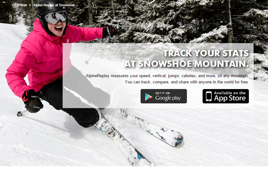 Track Your Stats at Snowshoe WV Mountaintop Condos