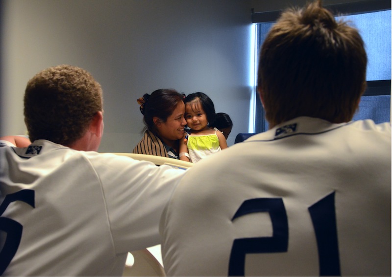 Photos Asheville Tourists hit a home run with kids during visit to