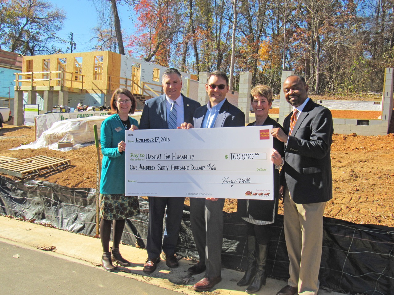 Asheville Area Habitat for Humanity receives 160,000 grant from Wells