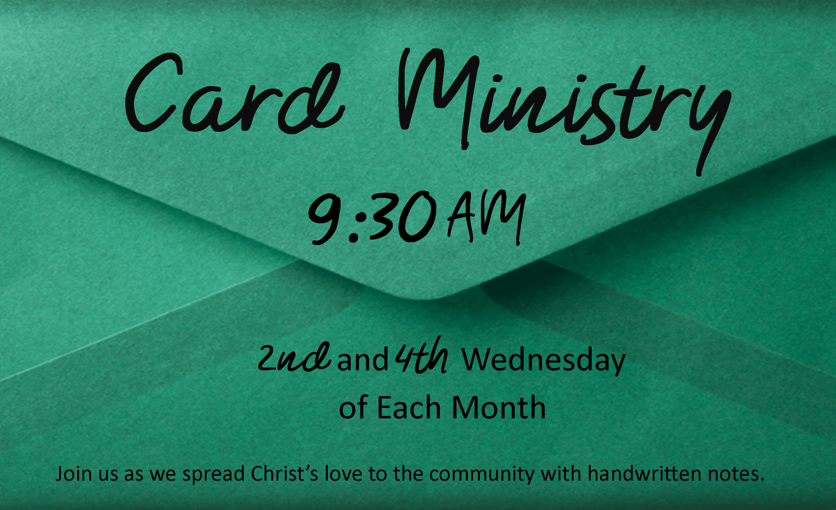 Card Ministry Slide Mount Olivet UMC