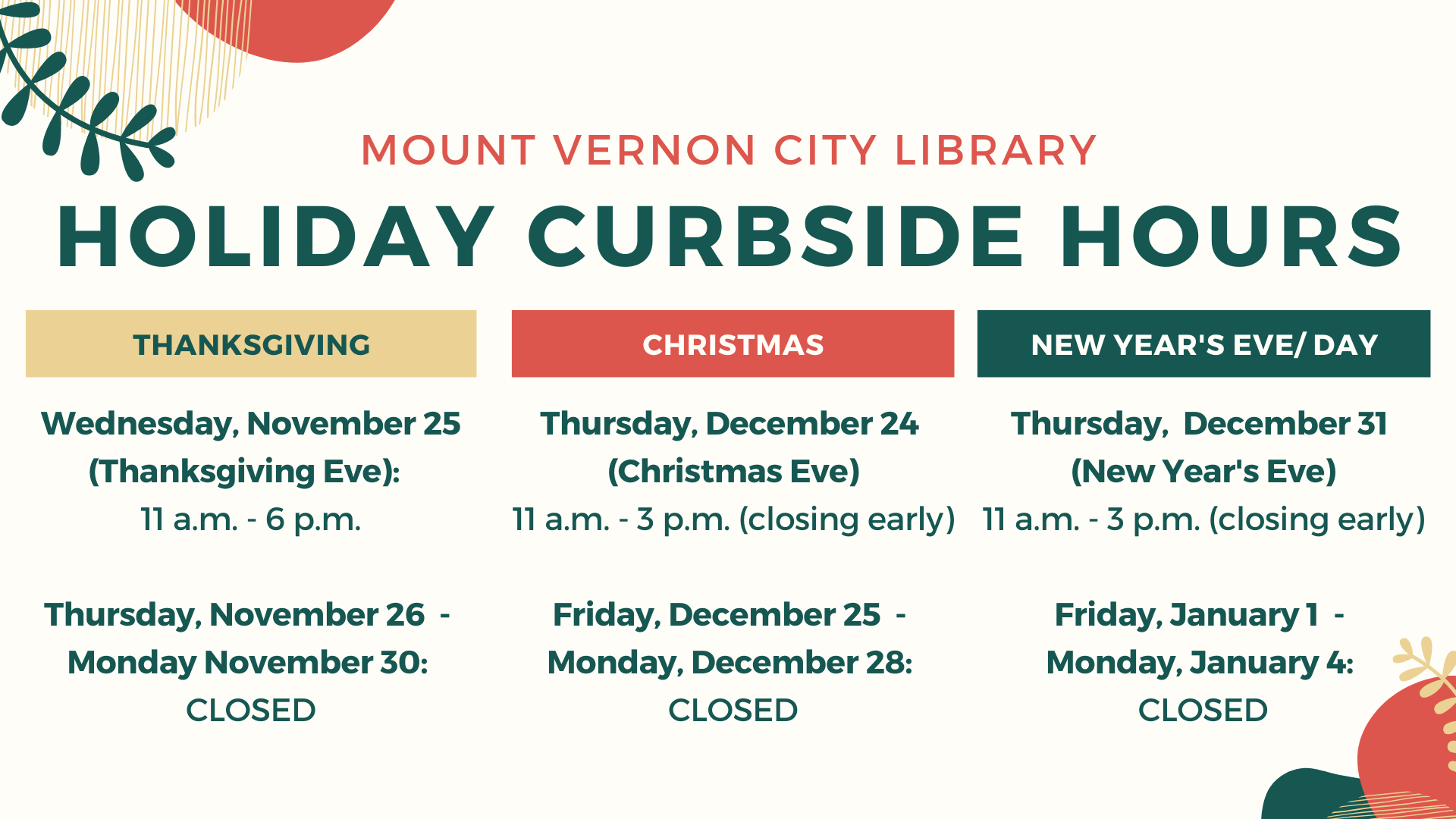 Library Mount Vernon, WA Official site