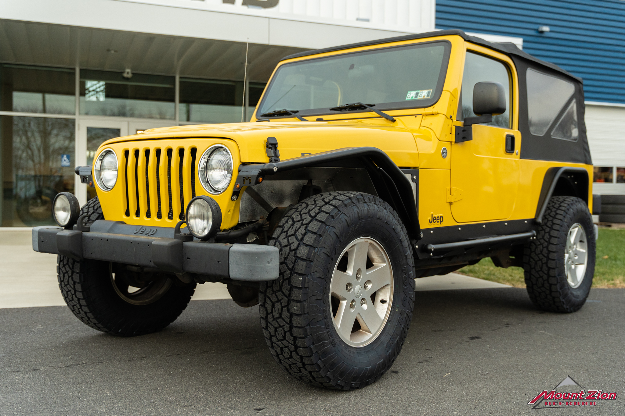 2006 Jeep Wrangler Unlimited Solar Yellow Mount Zion Offroad