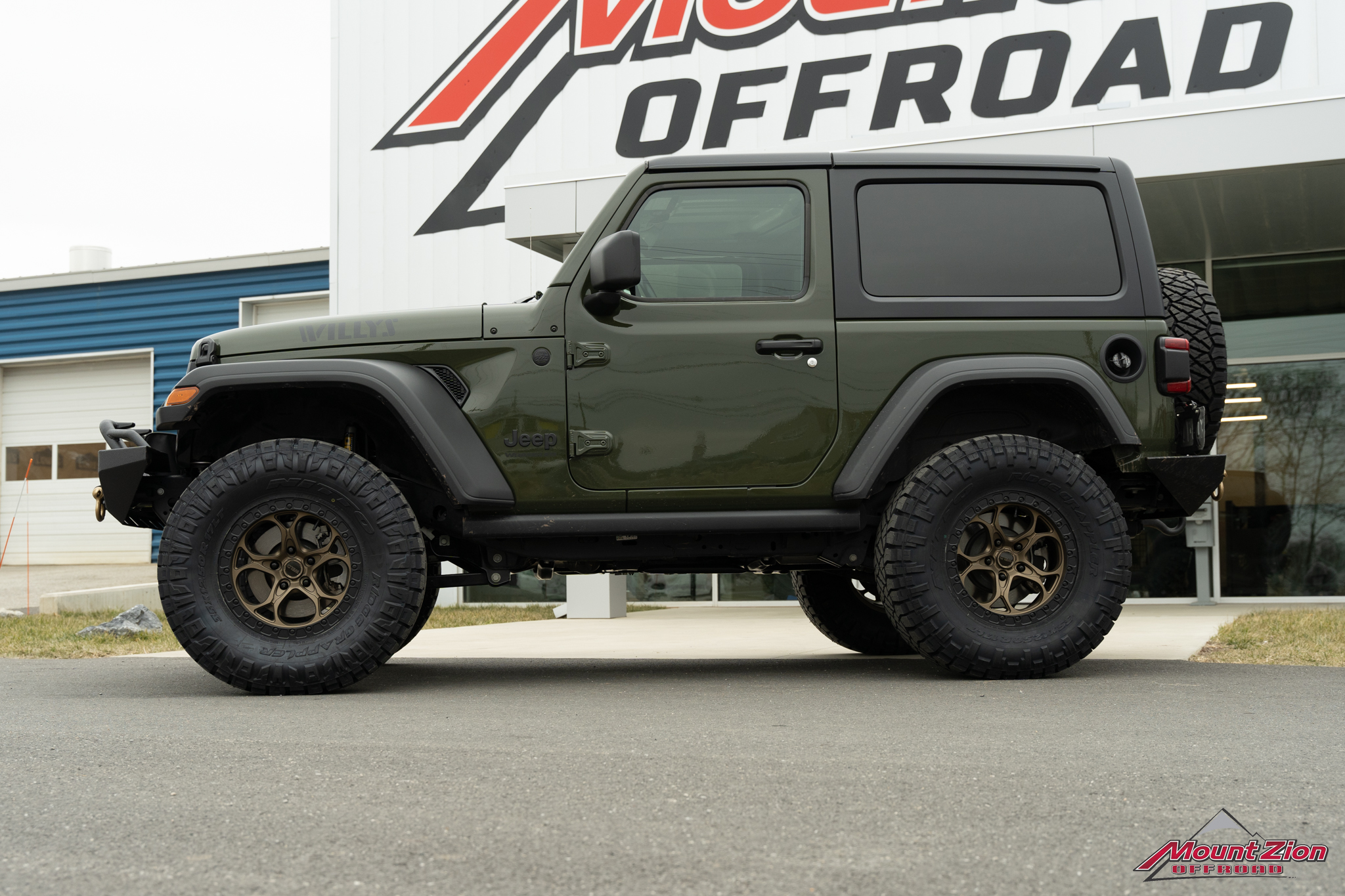 2021 Jeep Wrangler Willys Sport Sarge Green Mount Zion Offroad