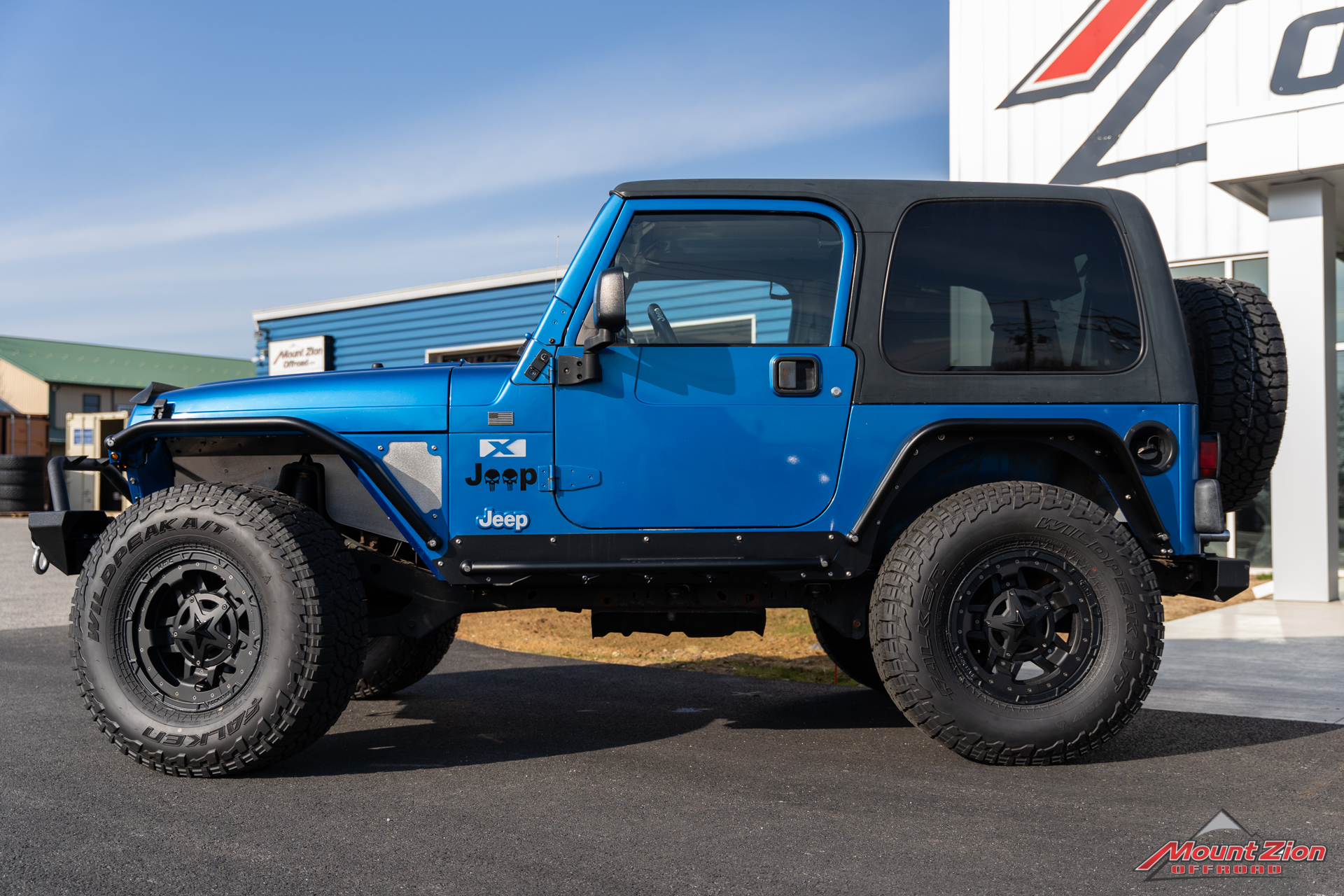 2003 Jeep Wrangler Intense Blue Mount Zion Offroad