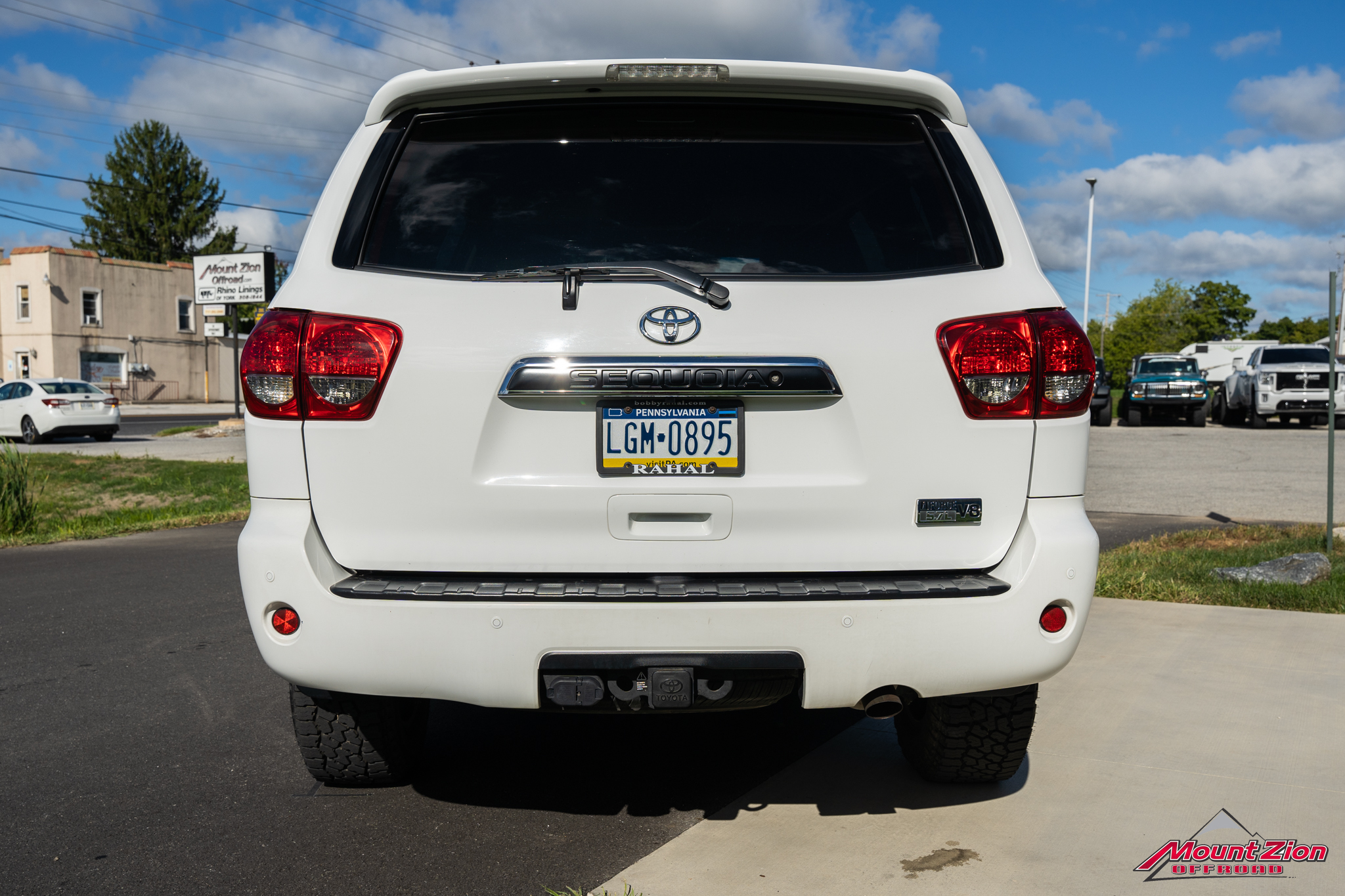 2017 Toyota Sequoia White Offroad Build - Mount Zion Offroad