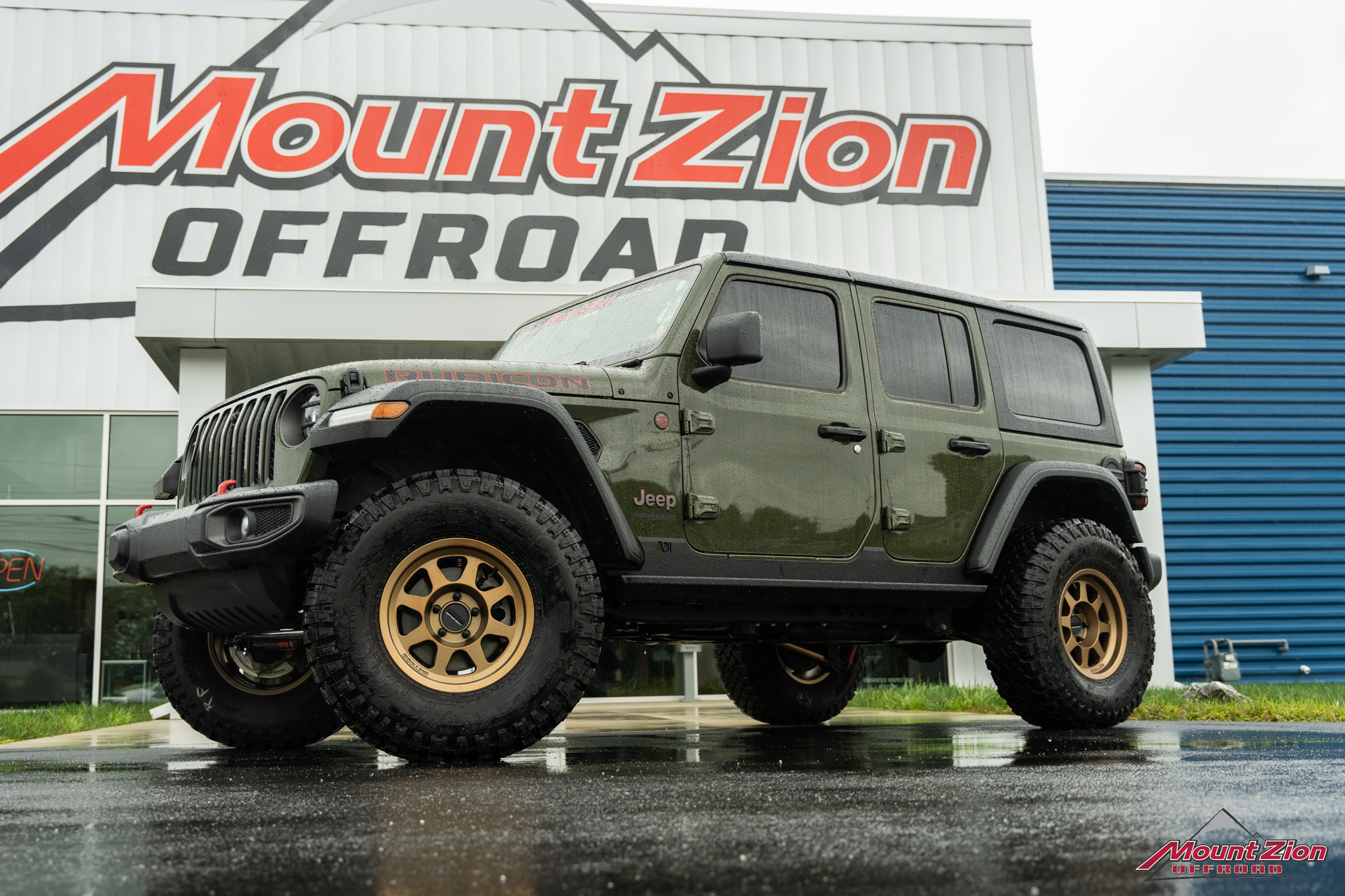 2021 Jeep Wrangler Rubicon Diesel Sarge Green Mount Zion Offroad