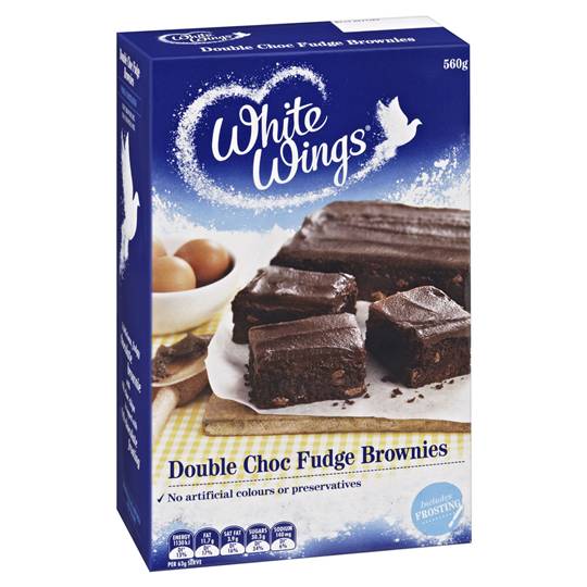 White Wings Brownie Mix Double Chocolate Fudge Ratings Mouths of Mums