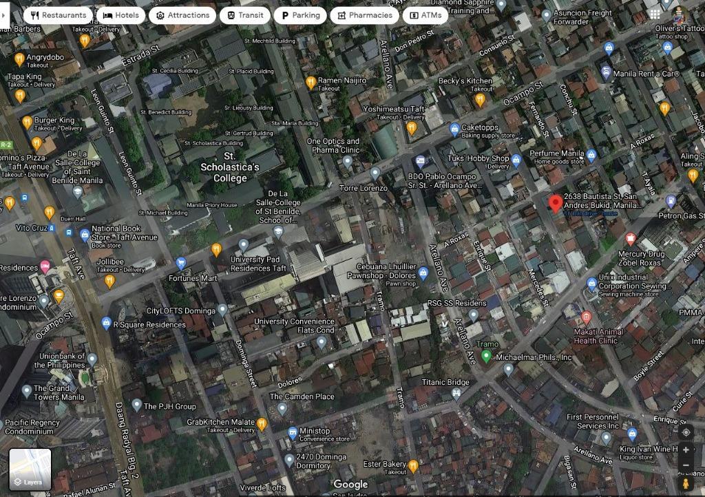 4 Rooms Staff family house Office for rent La Salle Benilde Taft Malate