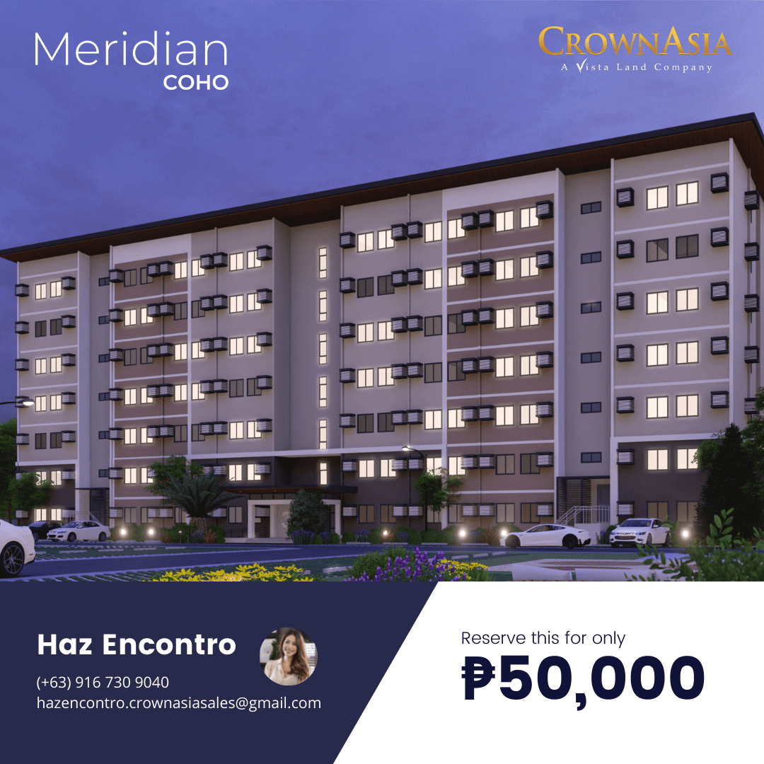2BR Condo Unit in Meridian Bacoor, Cavite MoveInTheCity