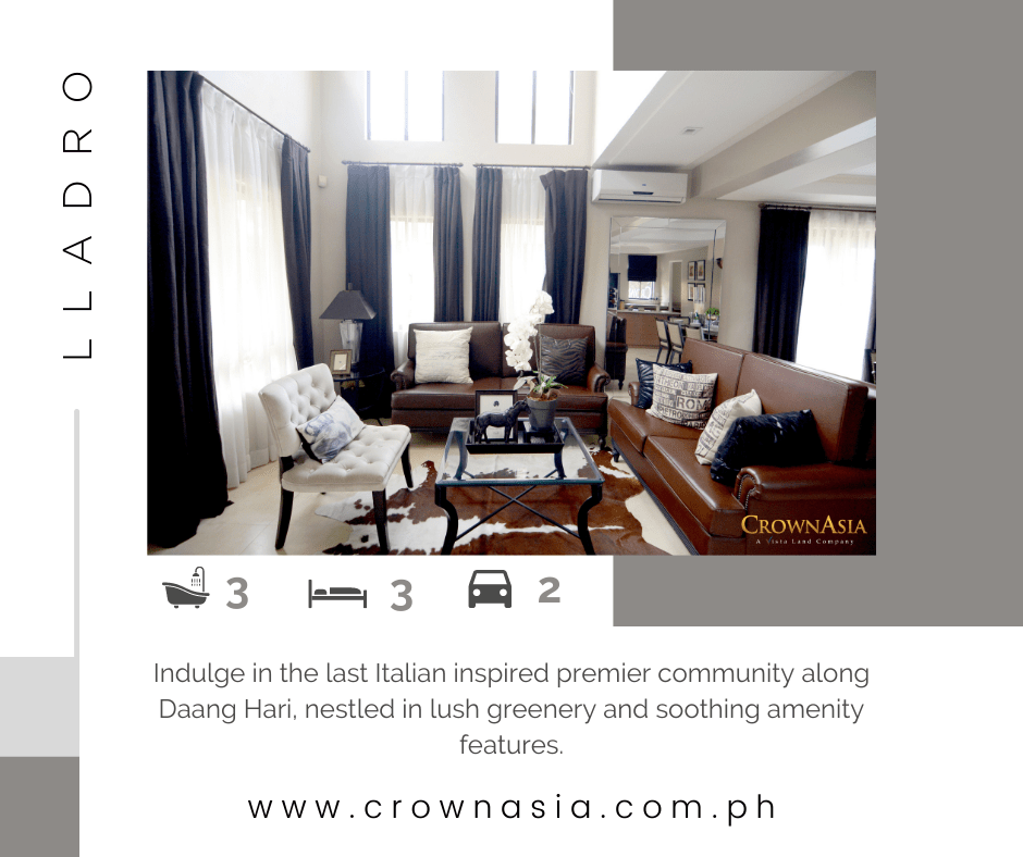 3 Bedroom house for sale Lladro along Daang Hari MoveInTheCity