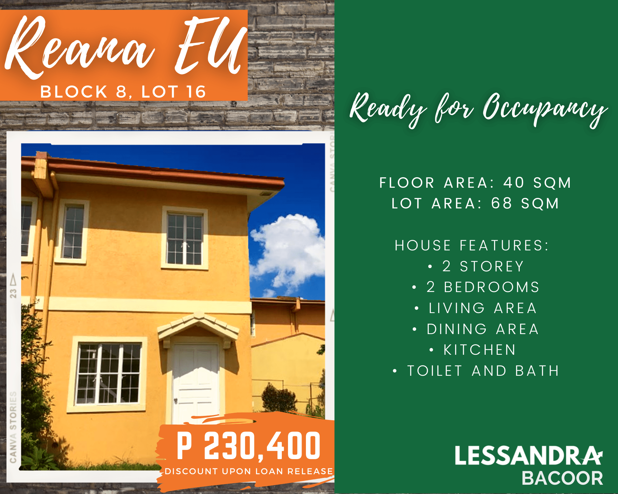 Private Affordable House and Lot in Bacoor Cavite MoveInTheCity