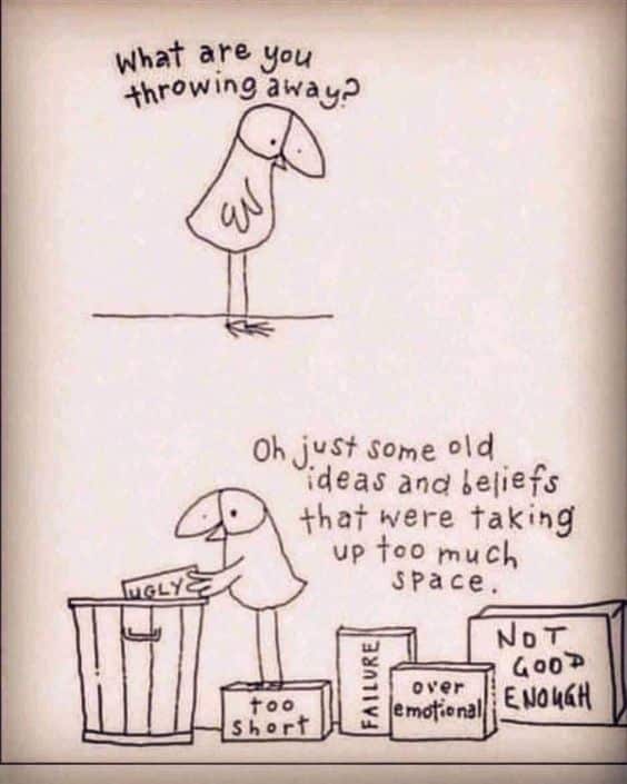 Trash day. · MoveMe Quotes