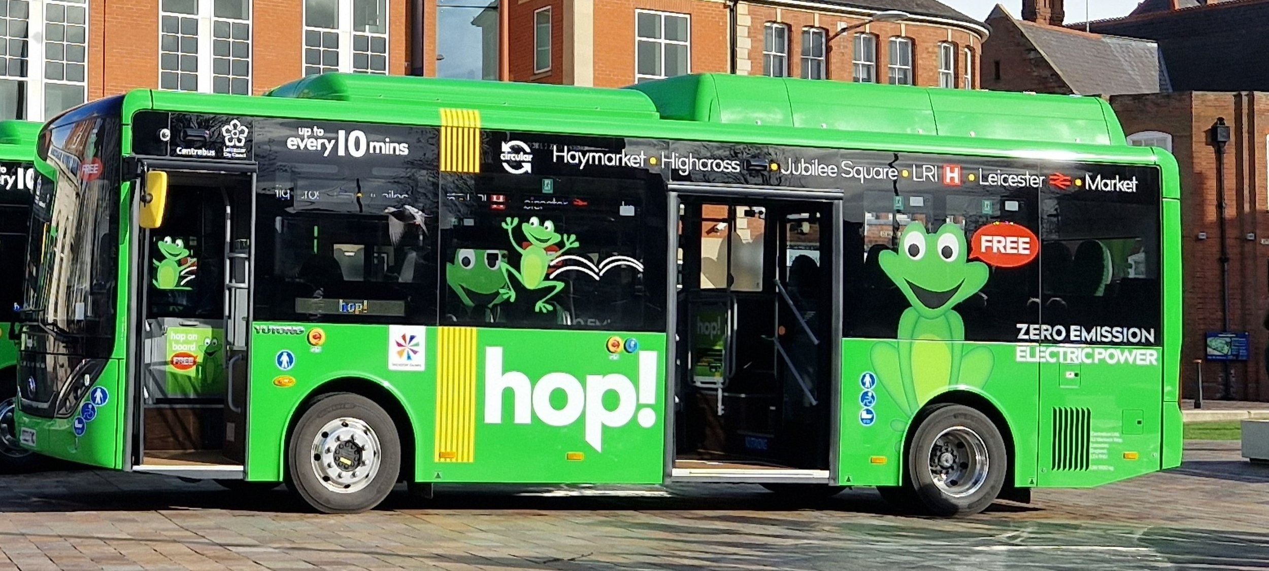 Leicester city launches free electric bus service EVs MOVEMNT