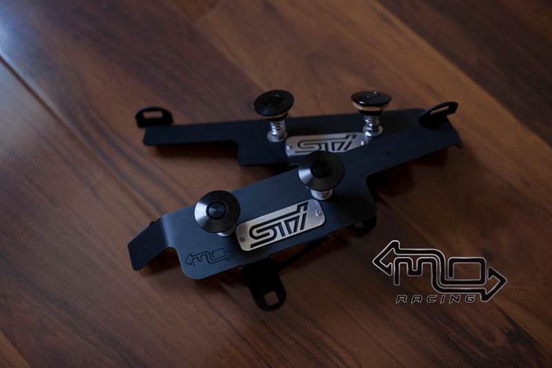 Subaru STI Front Bumper Quick Release Kit Anodized Black/Blue/Red