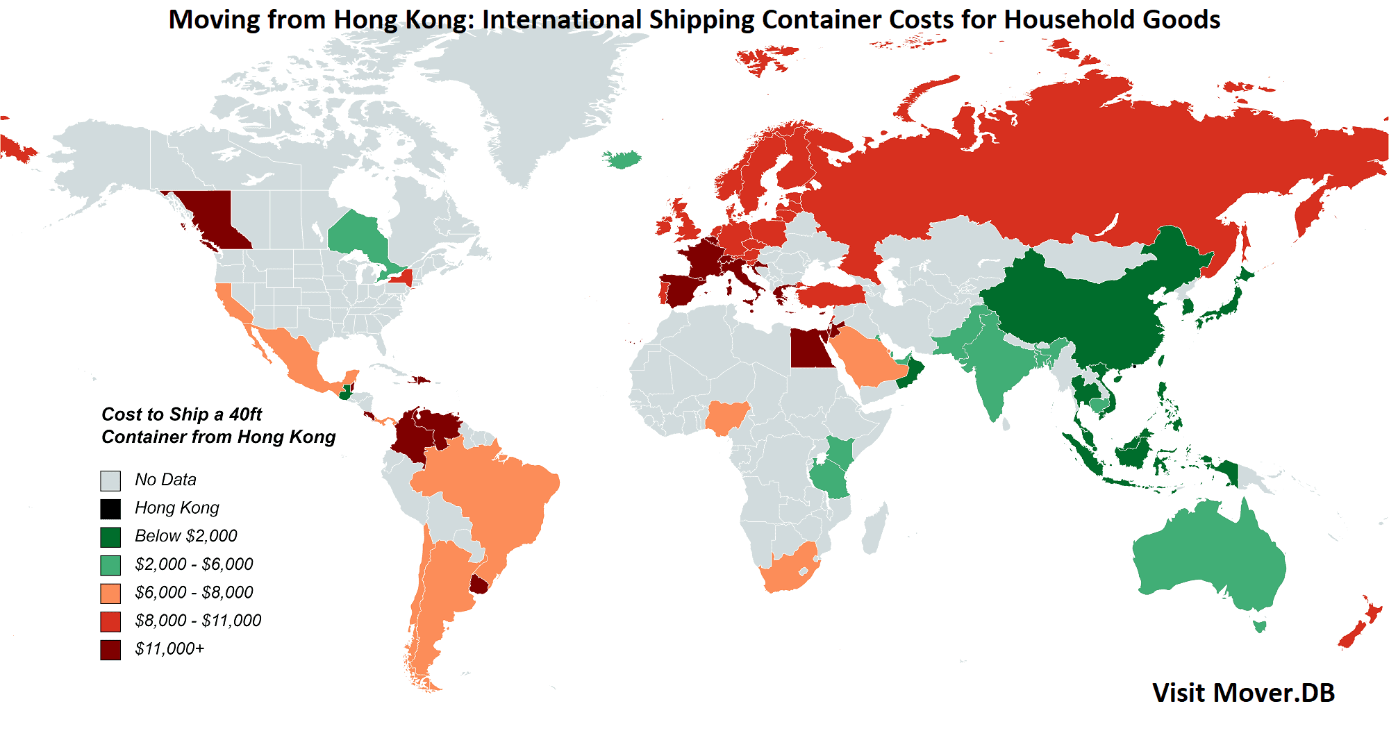 2024 Sea Freight Container Shipping Rates To & From Hong Kong