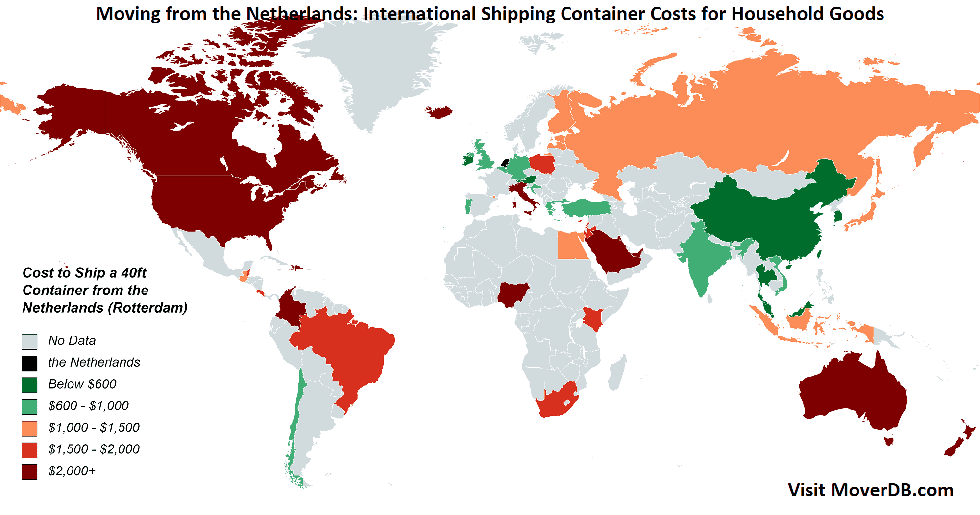 2024 Sea Freight Container Shipping Rates To & From the Netherlands