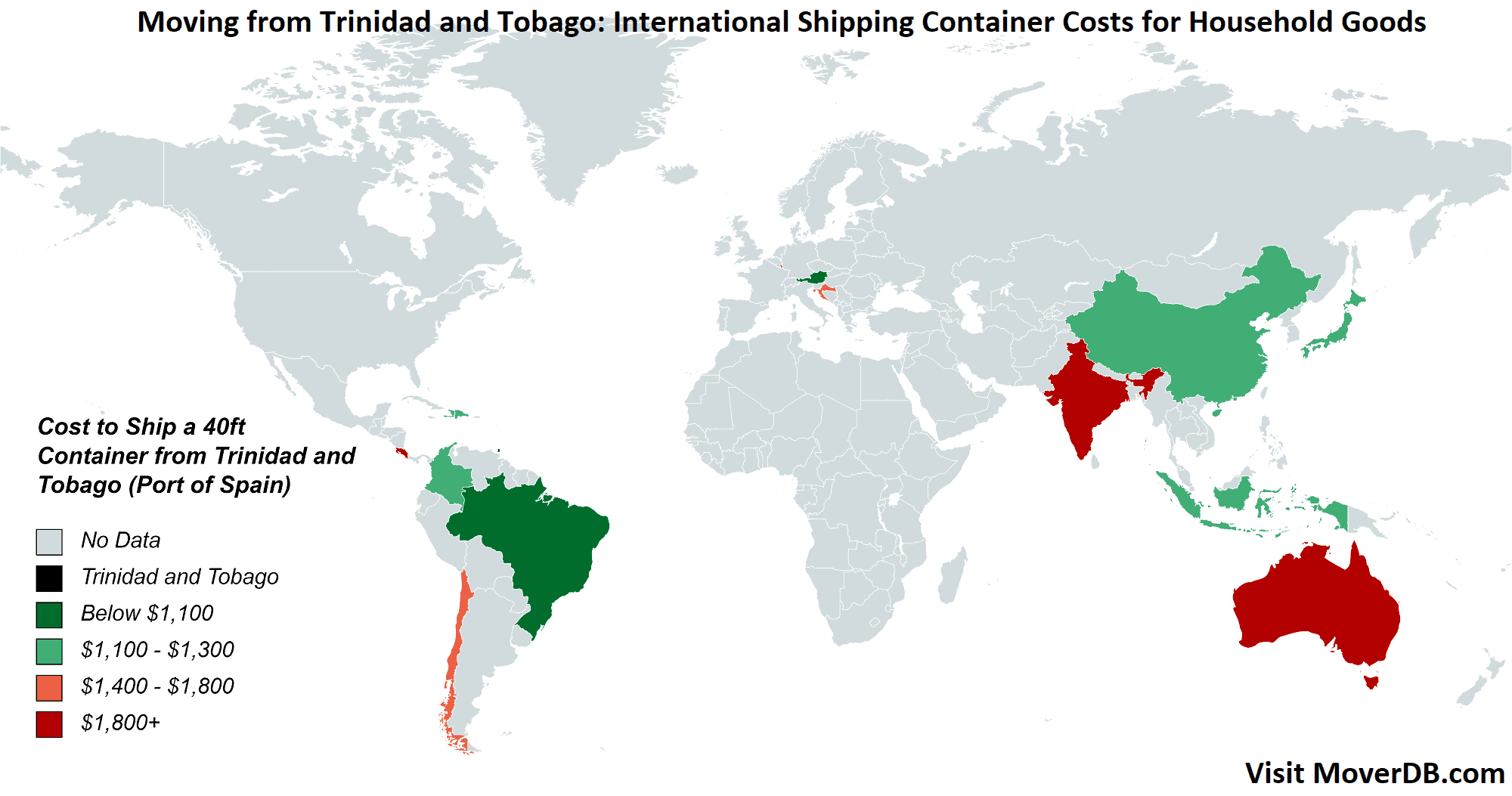 2024 Sea Freight Container Shipping Rates To & From Trinidad and Tobago