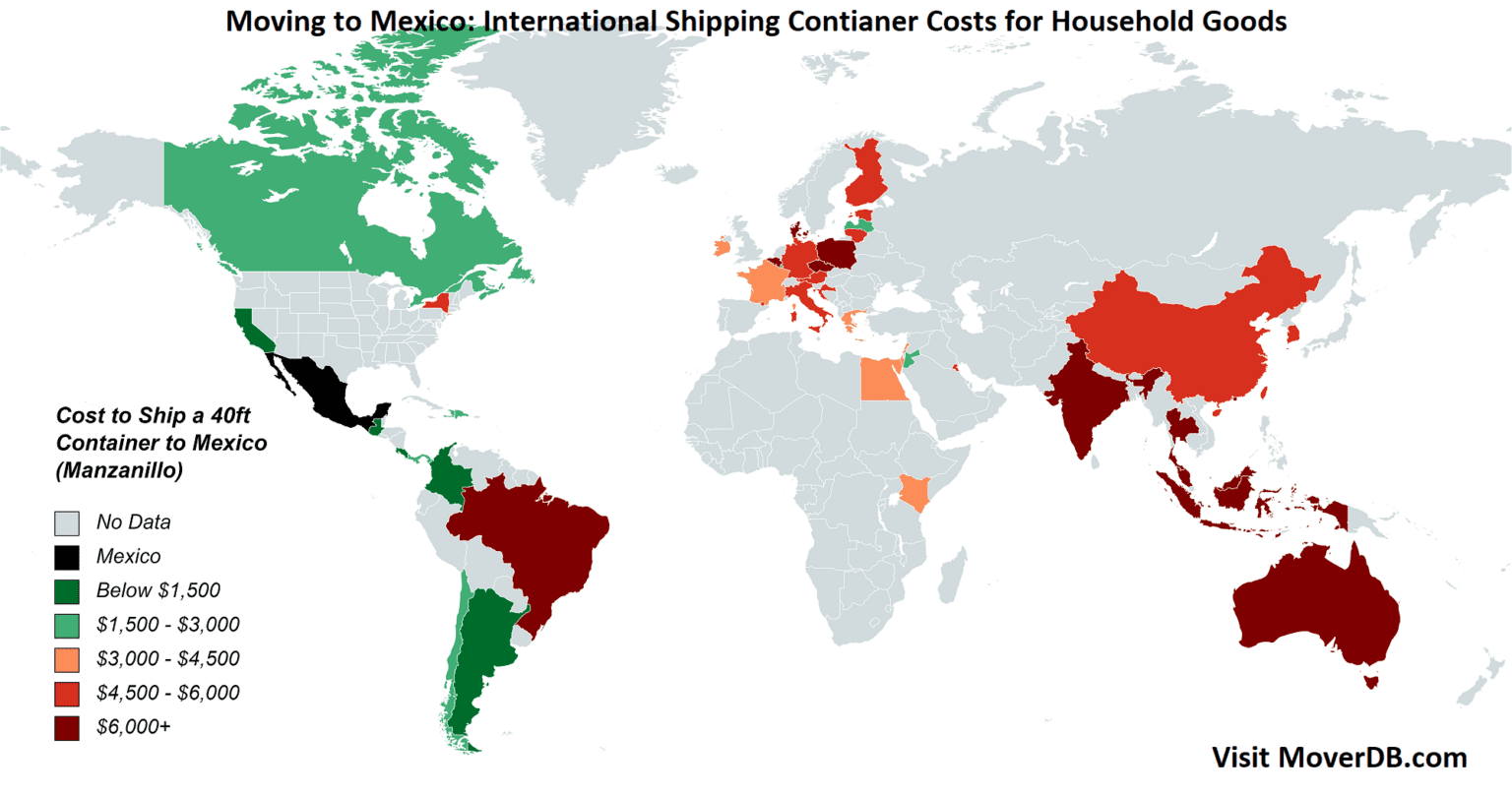2024 Sea Freight Container Shipping Rates To & From Mexico
