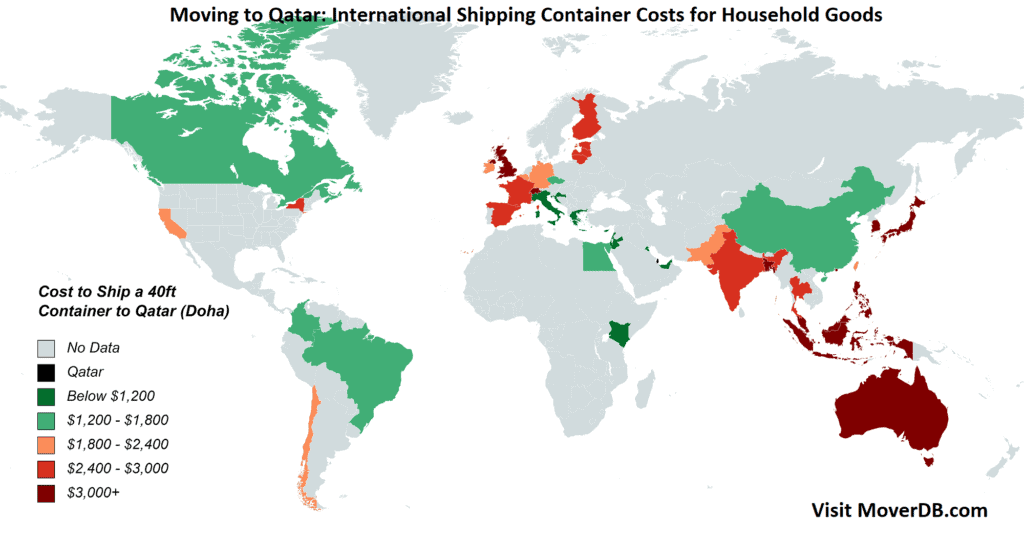 2024 Sea Freight Container Shipping Rates To & From Qatar