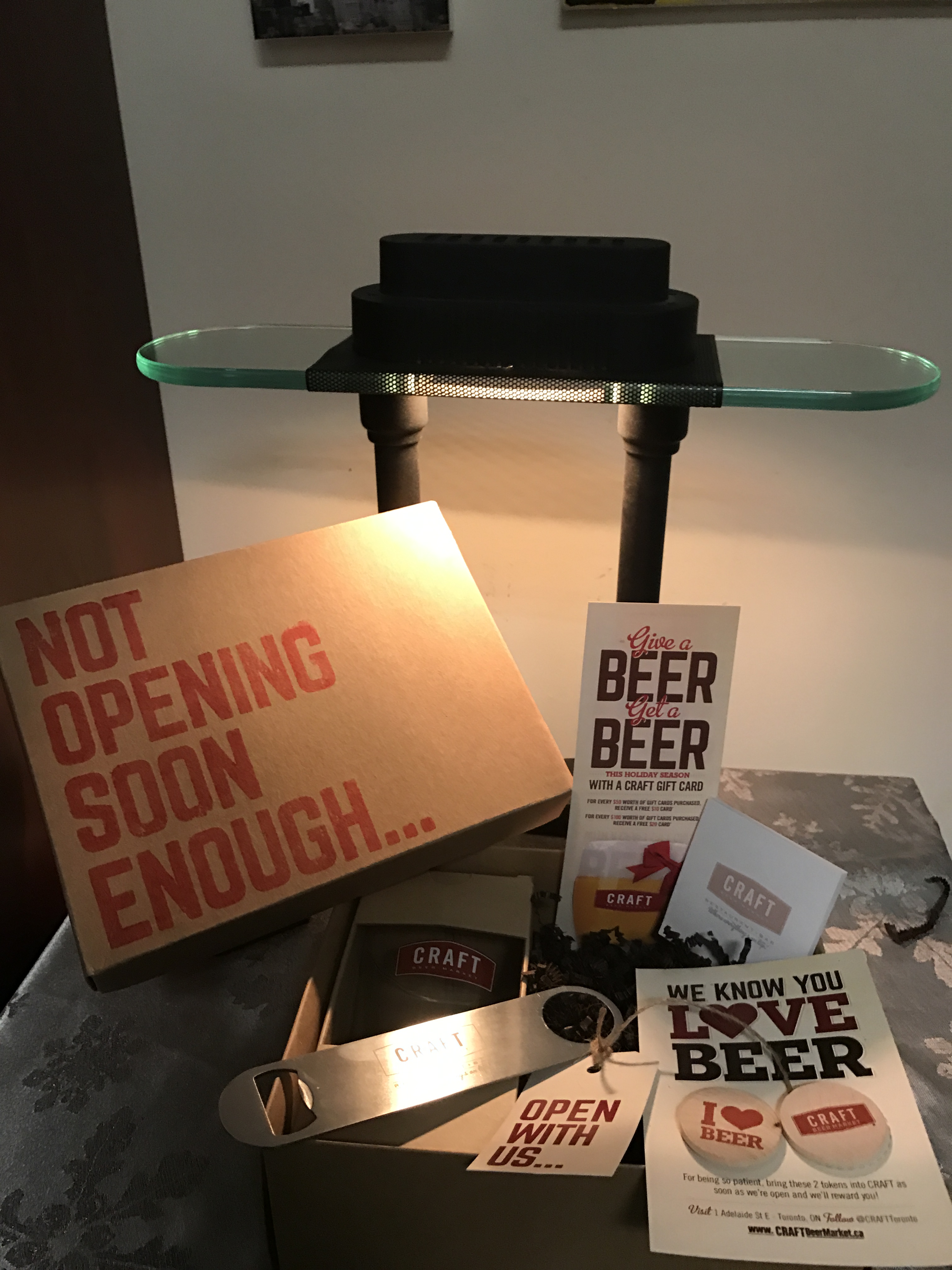 Unbox Gift Box from Craft Beer Market Toronto MoVernie on the MOVE