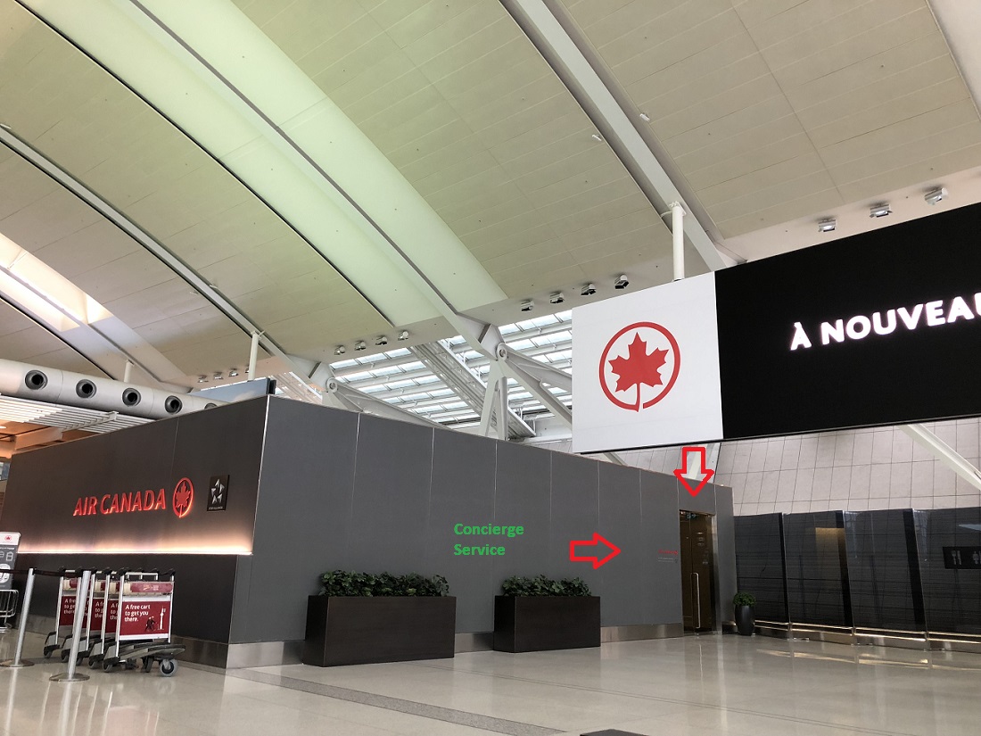 Air Canada Signature Class Service Priority CheckIn + Concierge